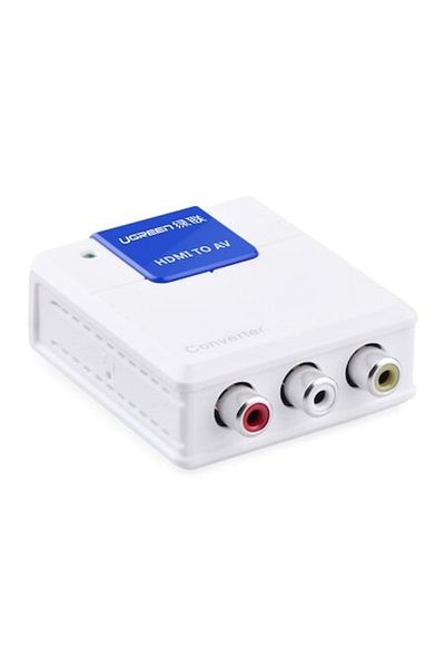 Ugreen Convertor video HDMI la 3RCA, calitate premium, alb
