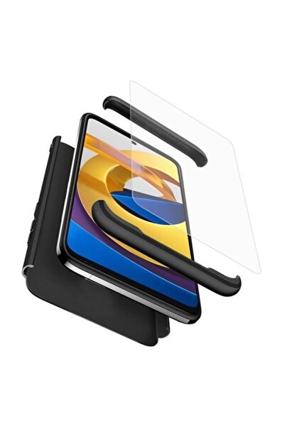 dalip Husă pentru Xiaomi Poco M4 Pro 5G + Protector de Ecran, GKK 360, Negru