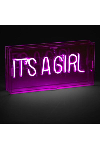 CHILDHOME Cutie luminoasă neon 30x15 cm, roz