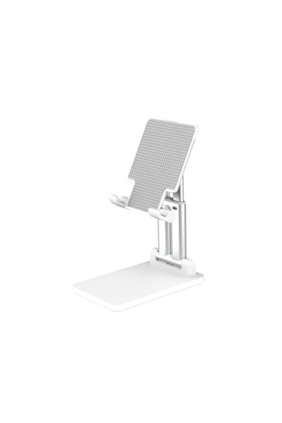 OEM Folding Stand XO-C59 for Mobile Devices with Extendable Arm and Charging Dock, White