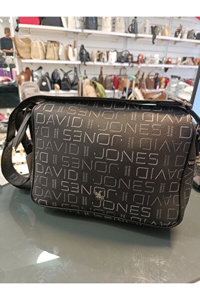 David Jones Çapraz Postacı Çantası Siyah