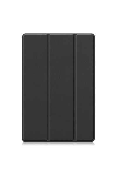 Macomi Book cover case compatible with Samsung Galaxy Tab A8 10.5 inch, SM-X200 / SM-X205, leather, Bla