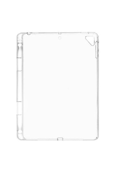Bibilel High-Quality Silicone Case with Pencil Holder for Apple iPad Pro 12.9 (2018), Transparent