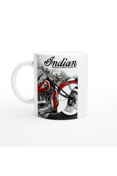 Generic Brand Indian Classic Motorcycle Printed Mug