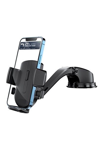 OEM High-quality black car phone holder with adjustable 360-degree rotation