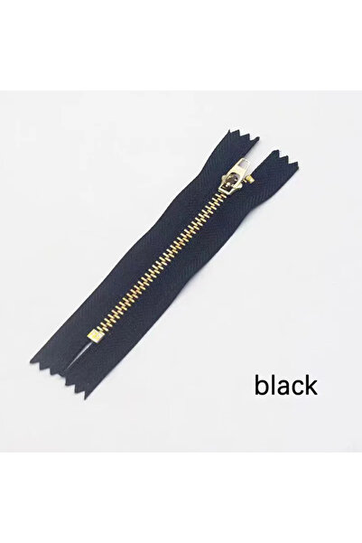 Choice5 10cm black 5pcs 5pcs 4# Jeans Zipper Brass Metal Closure Self-lking Z...