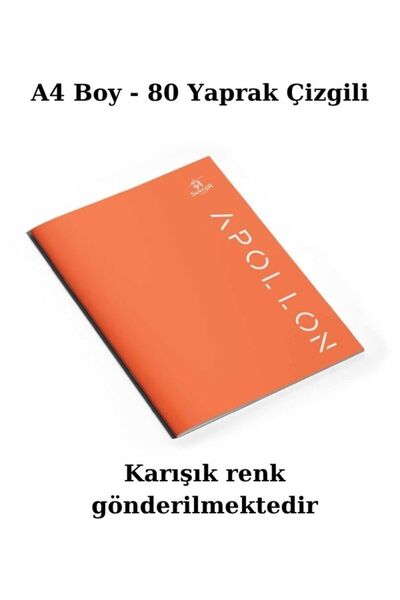 Sentor 80-сторінковий шкільний зошит у лінію, обкладинка з поліпропілену, дротяна спинка, формат А4