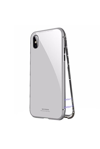 Bibilel Magnetic Case for iPhone Xs Max, Metal Frame and Tempered Glass Back,...