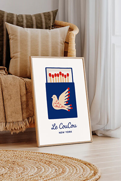 Dekorsiahome Τραπέζι σαλονιού κουζίνας με ξύλινο πλαίσιο μονοκόμματο TK1346