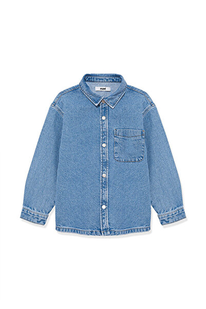 Mavi Bob Mid Açık Erkek Çocuk Gömlek M6210000-86709