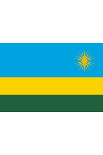 Ti Play FLAGĂ NAȚIONALĂ A RUANDEI 45x30CM TABLA DE PERETE TABLA FĂRĂ CADRU TA...