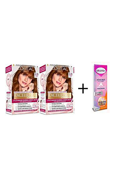 L'Oreal Paris Loreal Excellence Creme Boya 6-35 çikolata kahve 2 adet