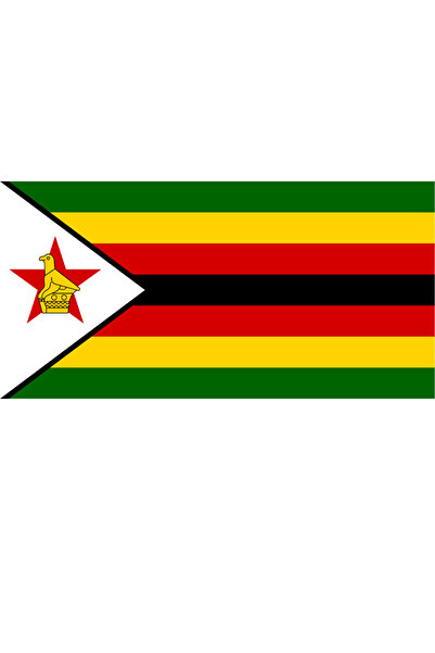 Ti Play FLAGĂ DEȚELEAȚĂ DE ZIMBABWE 45x22CM TABLA DE PERETE TABLA FĂRĂ CADRU TABLA PVC