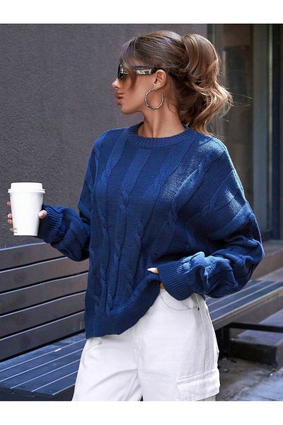 tofan Trico Knitwear - Dark Blue