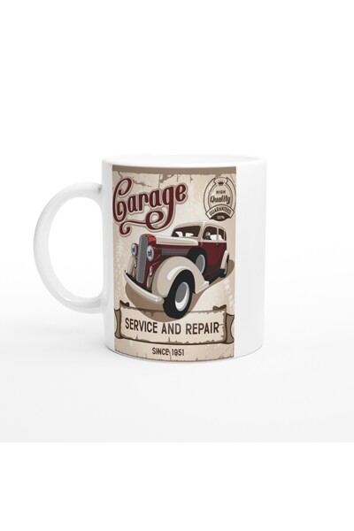 Luluyen كوب مطبوع عليه أداة خدمة المرآب الرجعية