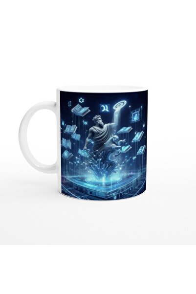 Luluyen كوب قهوة مطبوع عليه برج الدلو - Zodyak Libra Vs2