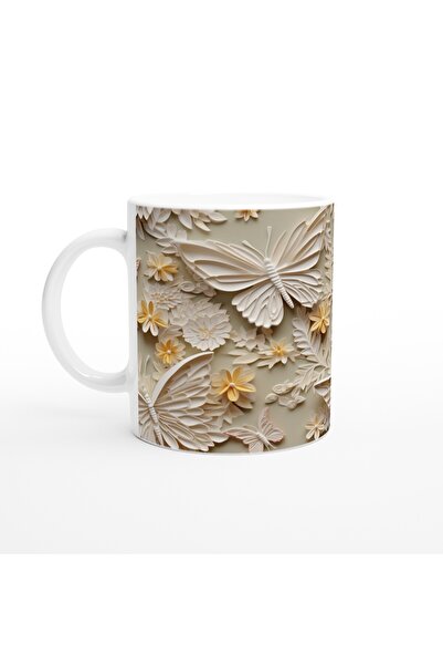 Luluyen كوب على شكل فراشة على شكل حديقة على شكل زهرة