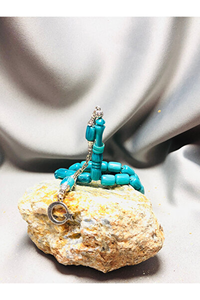 TTS TÜRK TESBİH SANATI Imame Crimping Amber Gift Prayer Beads with Ring