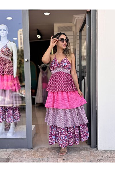 Rozella Butik Çiçekli Elbise