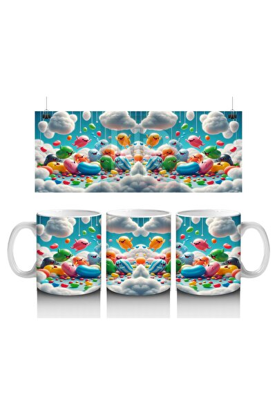 Luluyen كوب مهرجان كاندي كلاود لمحبي الحليب للأطفال