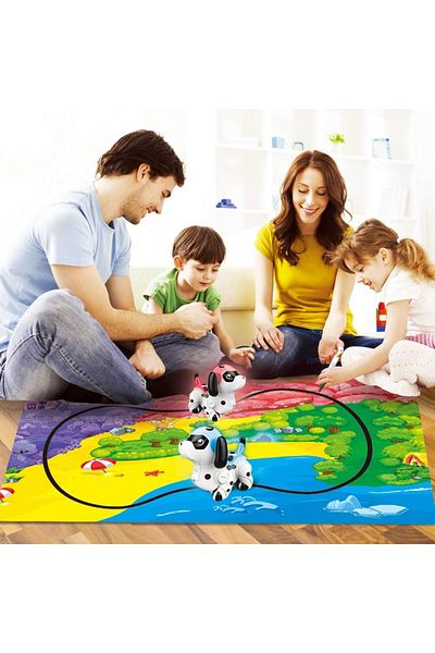 Toybox Kids Intelligent Robot Dog Line Follower Toy Mini Robot Educational Kids Toy Small Robot