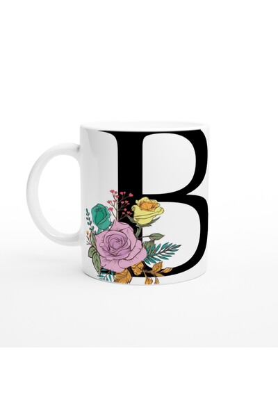 Luluyen Letter B Illustrative Drawing Mug