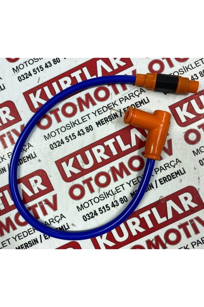 MTO Cg - Cup Kablolu Buji Başlığı Turuncu - Mavi