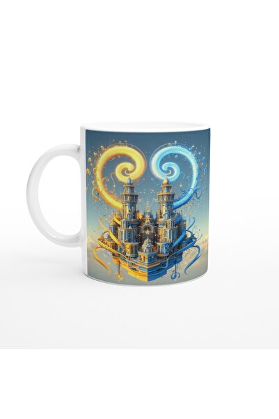 Luluyen Gemini Zodiac Sign Printed Coffee Mug - Kingdom of the Zodiac Signs Vs4