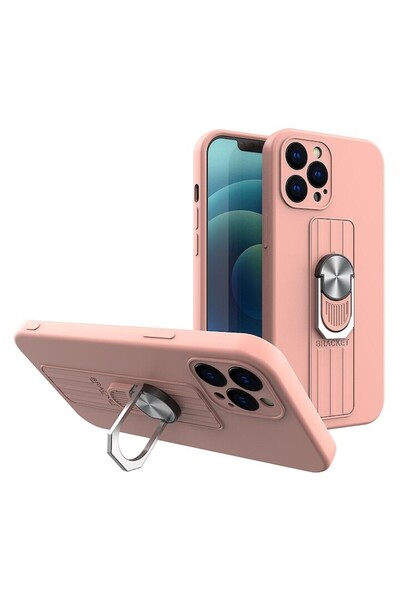 SOHO Case for iPhone 13 Pro with Kickstand - Pink