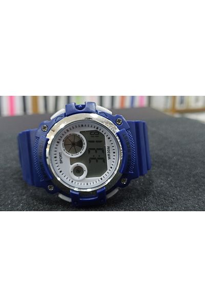Sport Digital Watch in Navy Blue