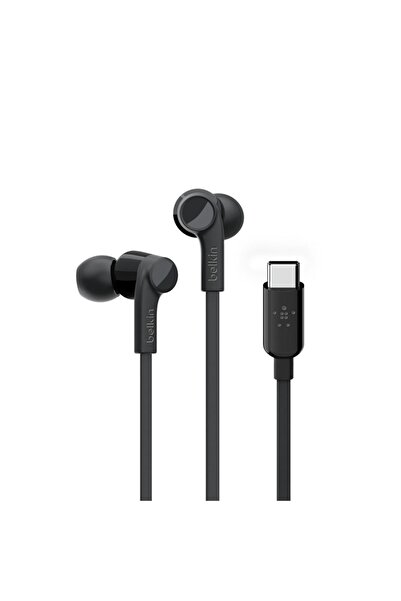 Belkin سماعات أذن سلكية SoundForm USB-C داخل الأذن - أسود