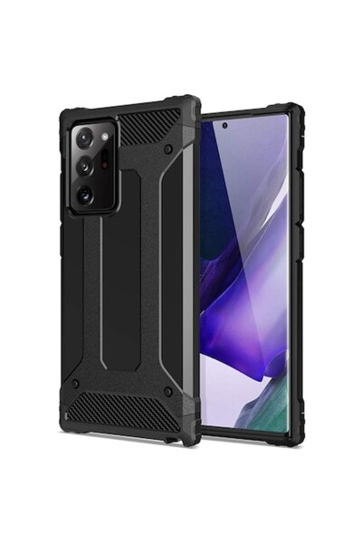 Bibilel Carcasă de protecție hibridă pentru Samsung Galaxy Note 20 Ultra, neagră