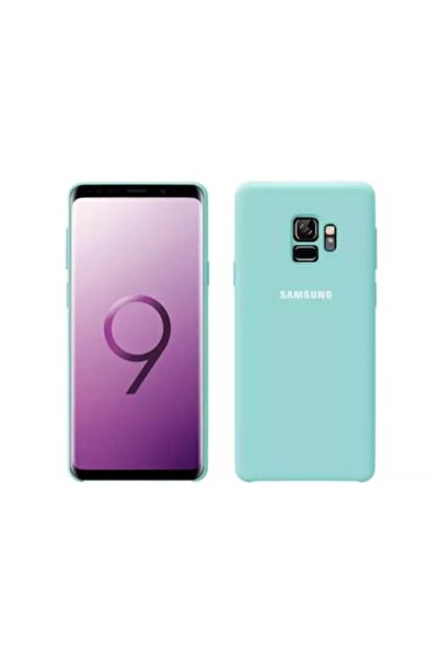 Bibilel Carcasă de protecție din silicon moale pentru Samsung Galaxy S9, bară de protecție ultrasubțire, albastru deschis (BBL959)