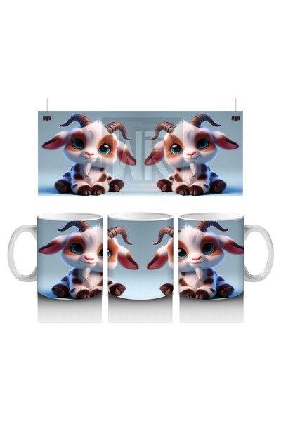 Luluyen كوب ماعز جبلي مبهج يحب الأطفال الحليب