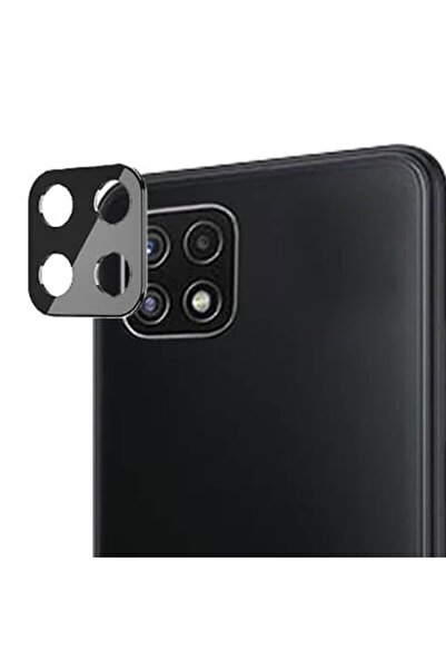 SOHO Camera Protector Film for Samsung Galaxy A22 5G, Tempered Glass, Black-Transparent