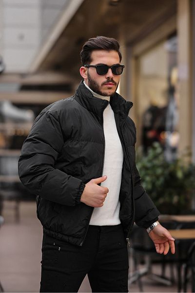 Rowsmen Unisex Water Wind Rainproof Bomber Oversize Puffer Coat Jacket