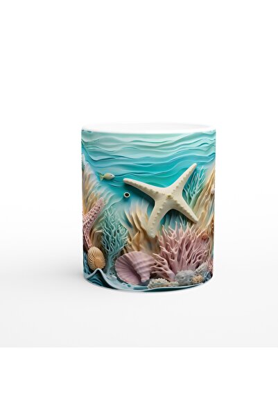 Luluyen كوب نجوم البحر والصدف الراقص