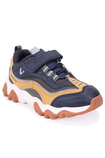 Vicco Pote 346F25K244 Navy Blue Orthopedic Daily Boy's Sports Shoes