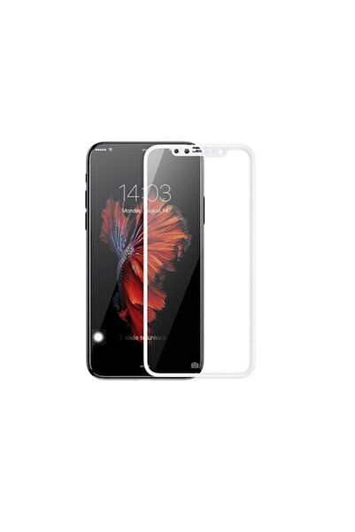Bibilel Protector de ecran din sticlă securizată pentru iPhone Xs Max, alb - ...