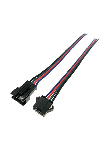 OEM Conectori auto cu 4 fire si 4 pini, Strong Lock, tip Mama - Tata, 20 cm