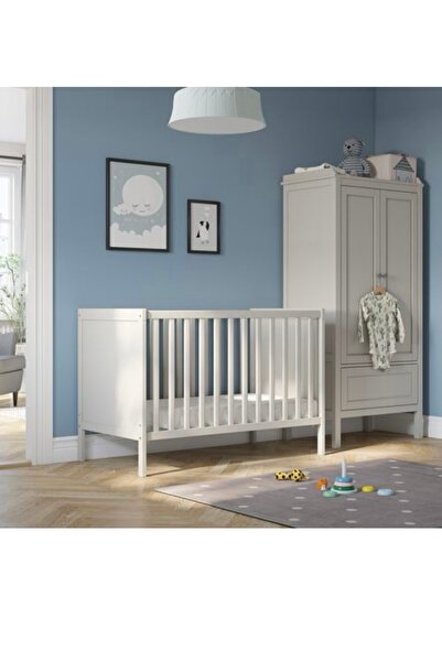 IKEA Sundvık bebek karyolası, gri 60x120