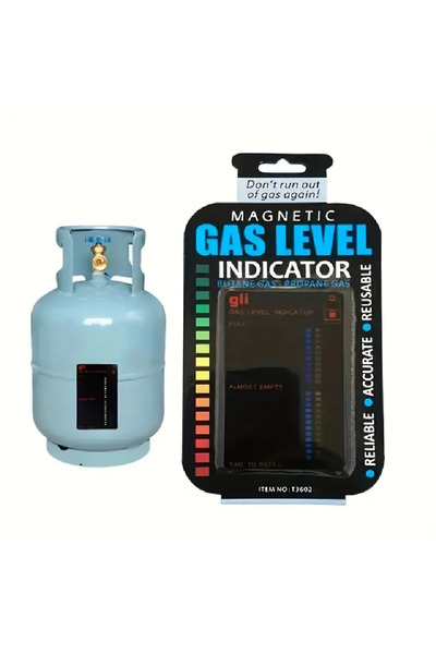 Magnetic Residual gas level indicator in the tube