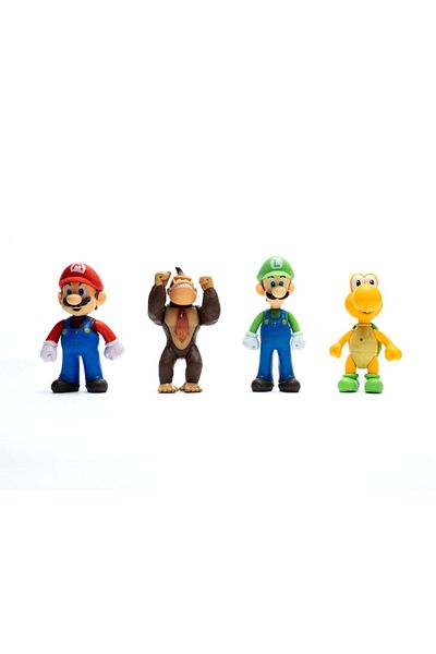 TNAGORA Set 4 Figurine Super Mario, Tnagora®, 12 cm Figurina