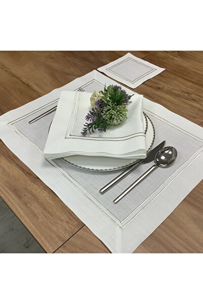 OYA home طقم مزدوج بيكيولو أمريكي (6) وشريحة (6) وقاعدة كأس (6) - 18 قطعة