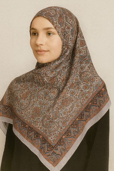 HAR-UM Ticaret Ethnic Pattern Retro Shawl