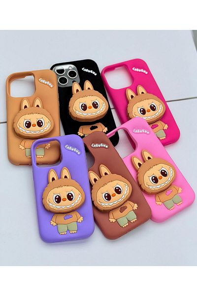Generic Labubu Cute Cartoon Mobile Case For Apple iphone 14 – Shockproof Protective Phone Cover