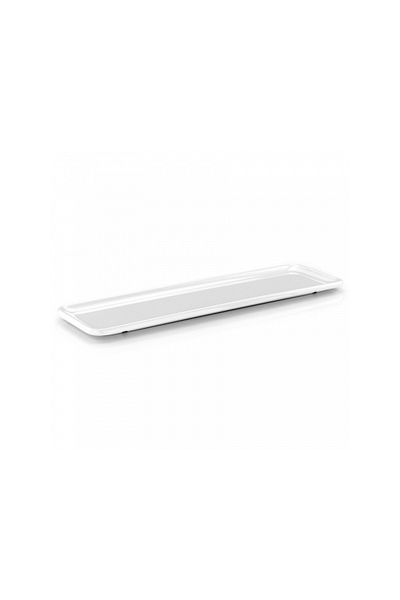 Tria Unbreakable 2/4 Open Buffet Tray 2 Pieces 16,2X53 cm White Tr533W
