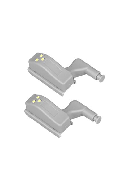 Bibilel Set 2 lămpi pentru balamale cu becuri LED, baterii incluse, Universal...