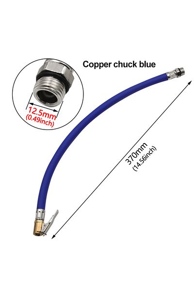 Choice D Tire Inflator Hose Inflatable Adapter Twist Tyre Air Pump Extension Tube Connection Locking Air C.