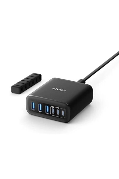 Stef's Cat Încărcător Priza 3x USB-A, 3x Type-C, 112W, V63, Anker A2154G11, V63, Negru